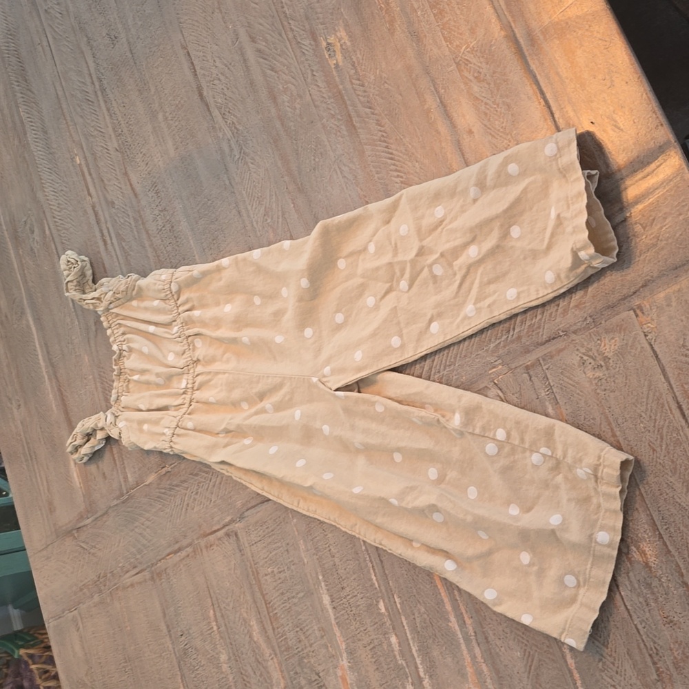 Girls polka dot romper